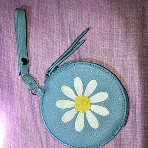 Daisy flower coin purse